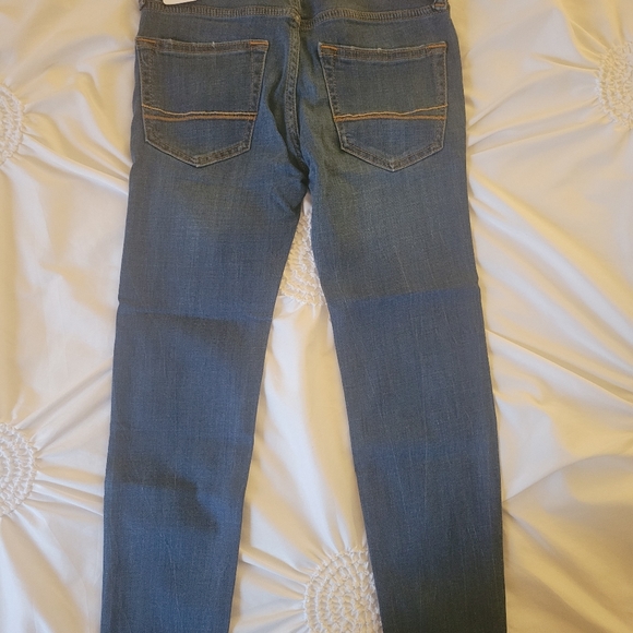 NWT Boys A&F abercrombie kids super skinny jeans size 7/8 - Picture 2 of 6